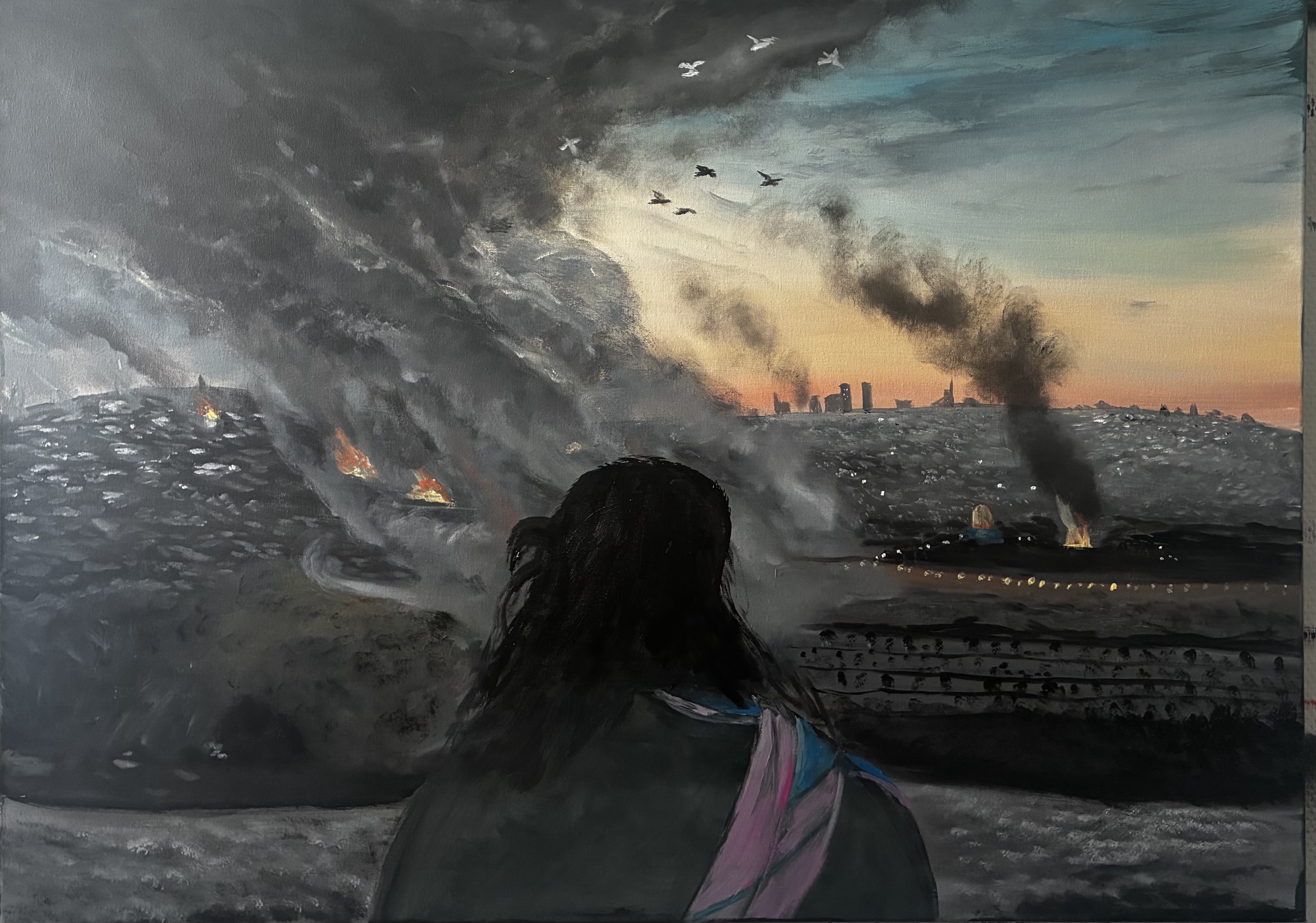 Le monde brule a l'horizon